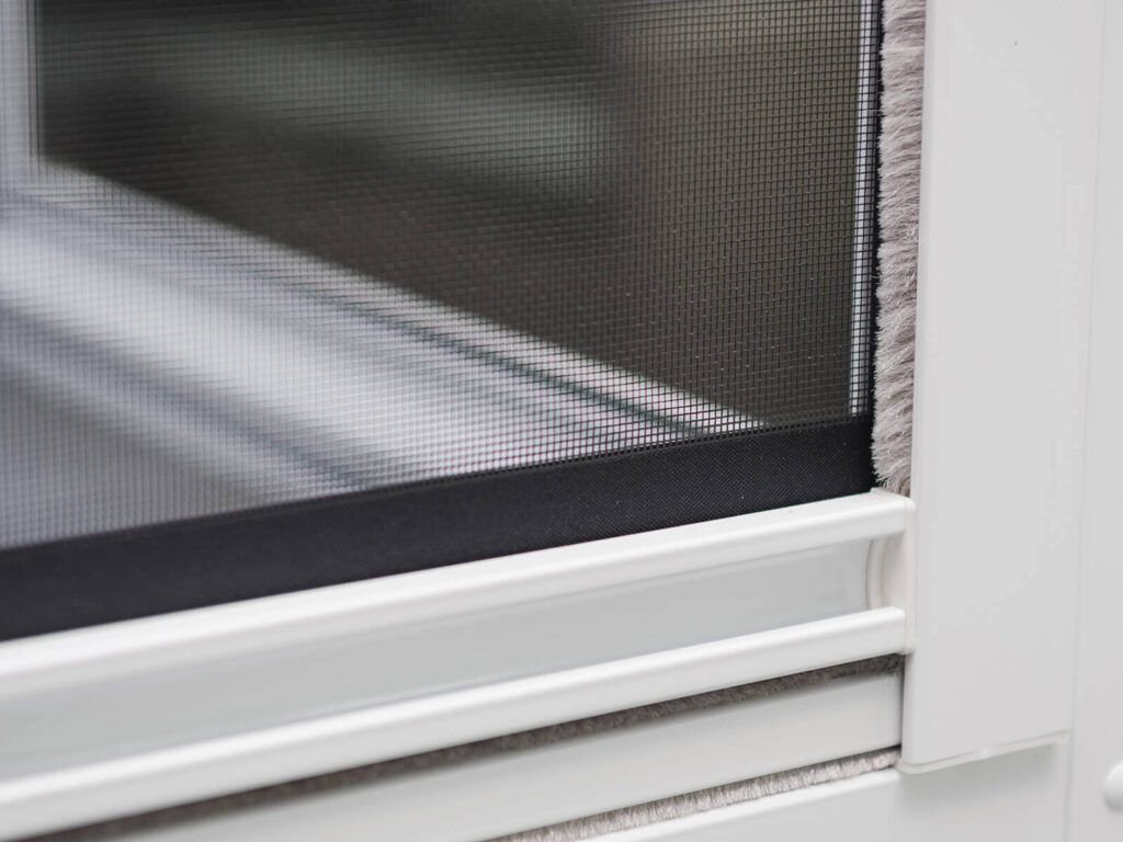 Detailansicht eines Insektenschutznetzes